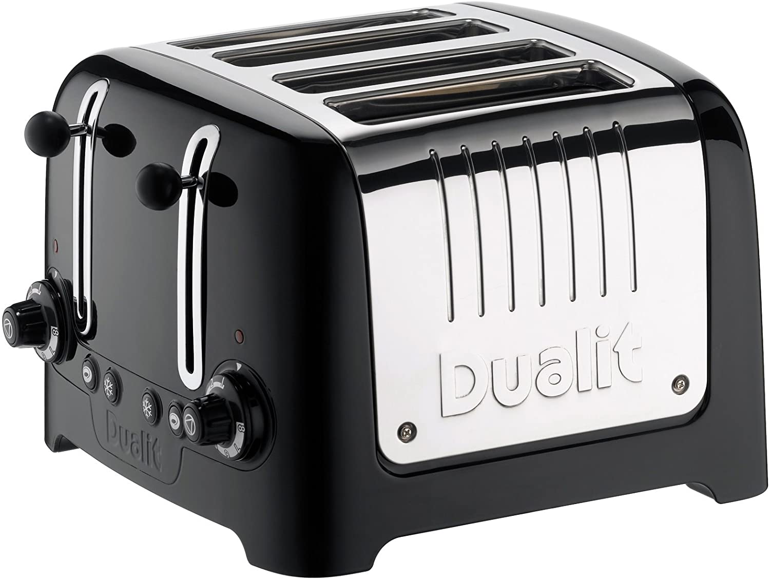 Dualit 4 Slice Lite Toaster, Black - Image 2