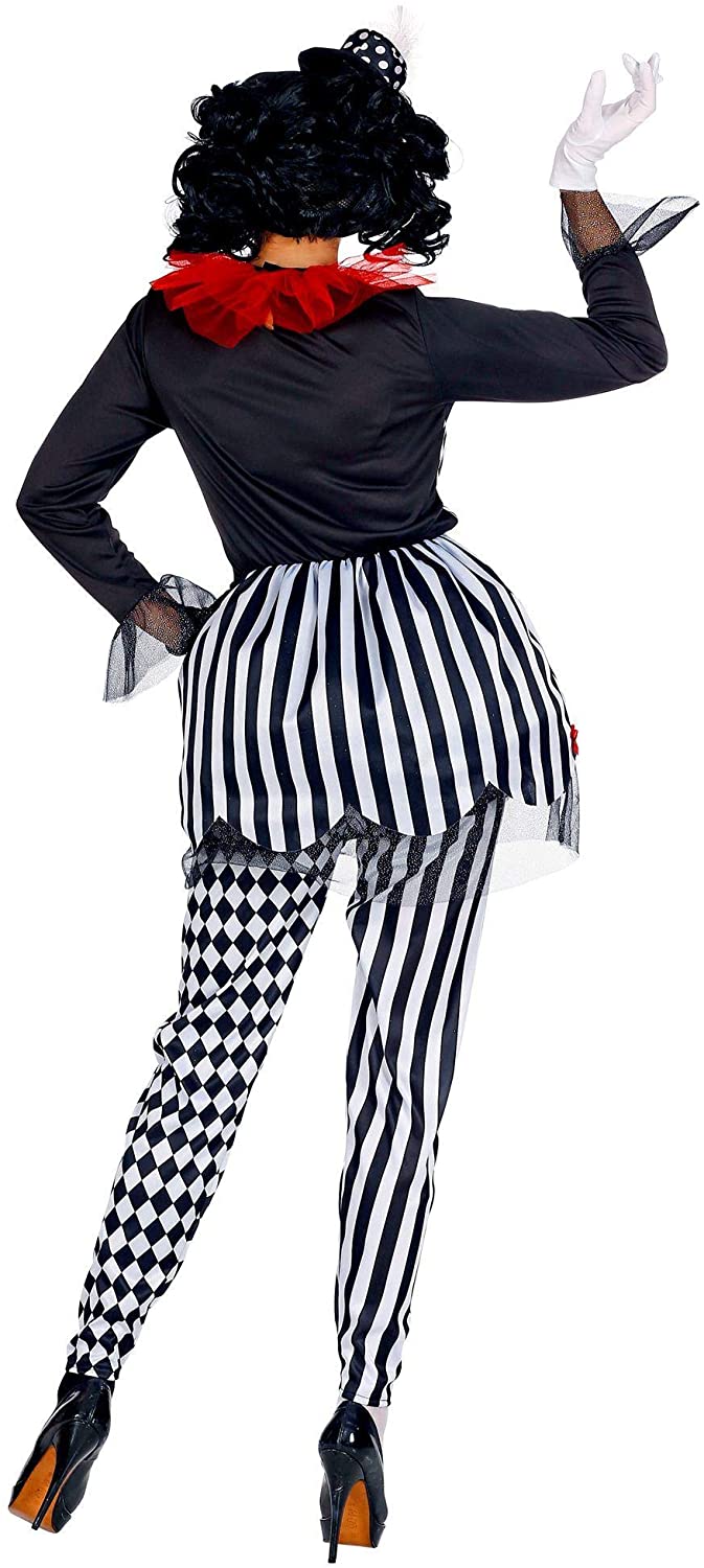 WIDMANN-Harlequin Horror Costume Woman, Multicoloured, (M), 08002, Multi-coloured - Image 3