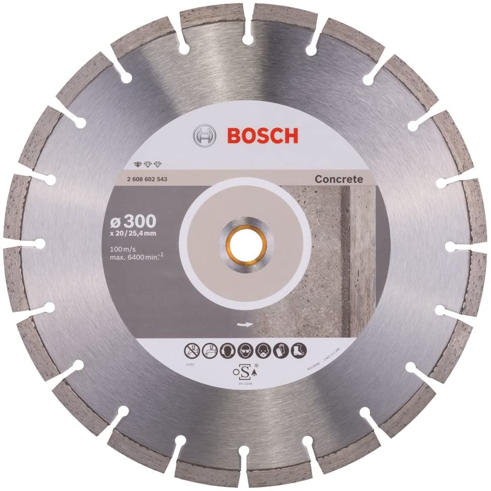 Bosch Accessories 2608602543 Standard for Concrete Diamond Cutting disc, Silver/Grey