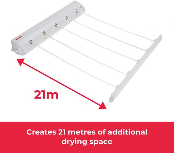 Metaltex 406325 Laundry Drier Portofino, White, 1 - Image 4