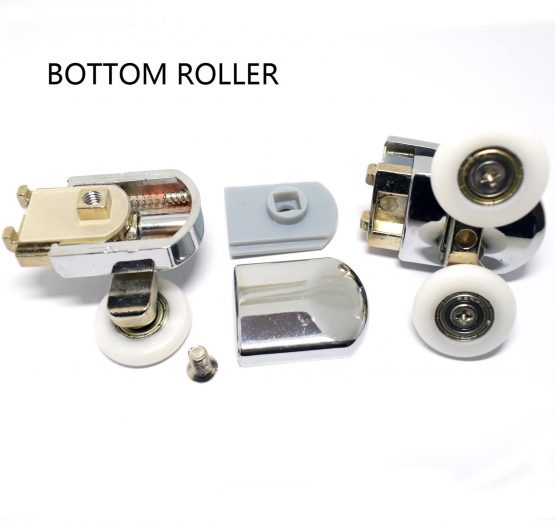 Set of 4 Double Shower Door Rollers/Runners/Guides/Wheels Diameter 25mm - Image 4