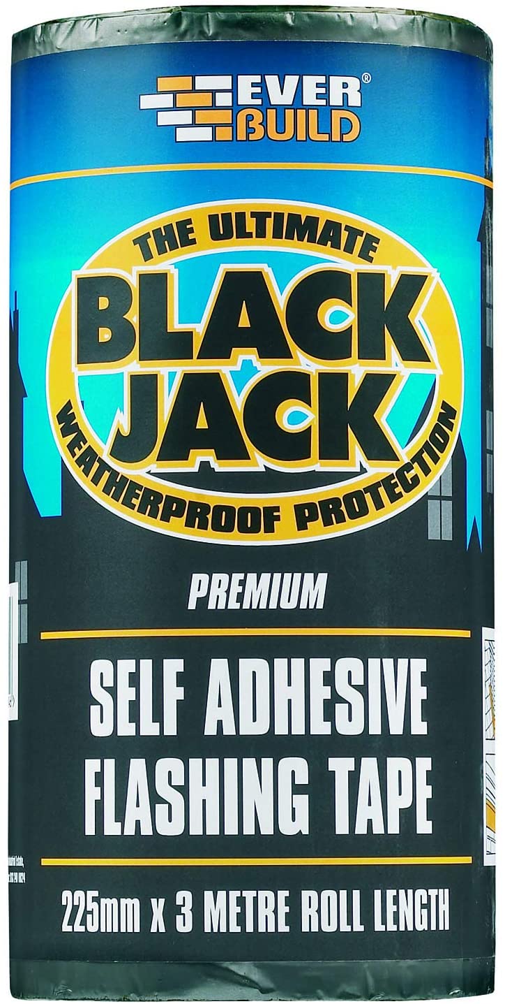 Sika Black Jack Flashing Trade Tape, Lead Look, 225 mm x 10 m, 10m x 225mm