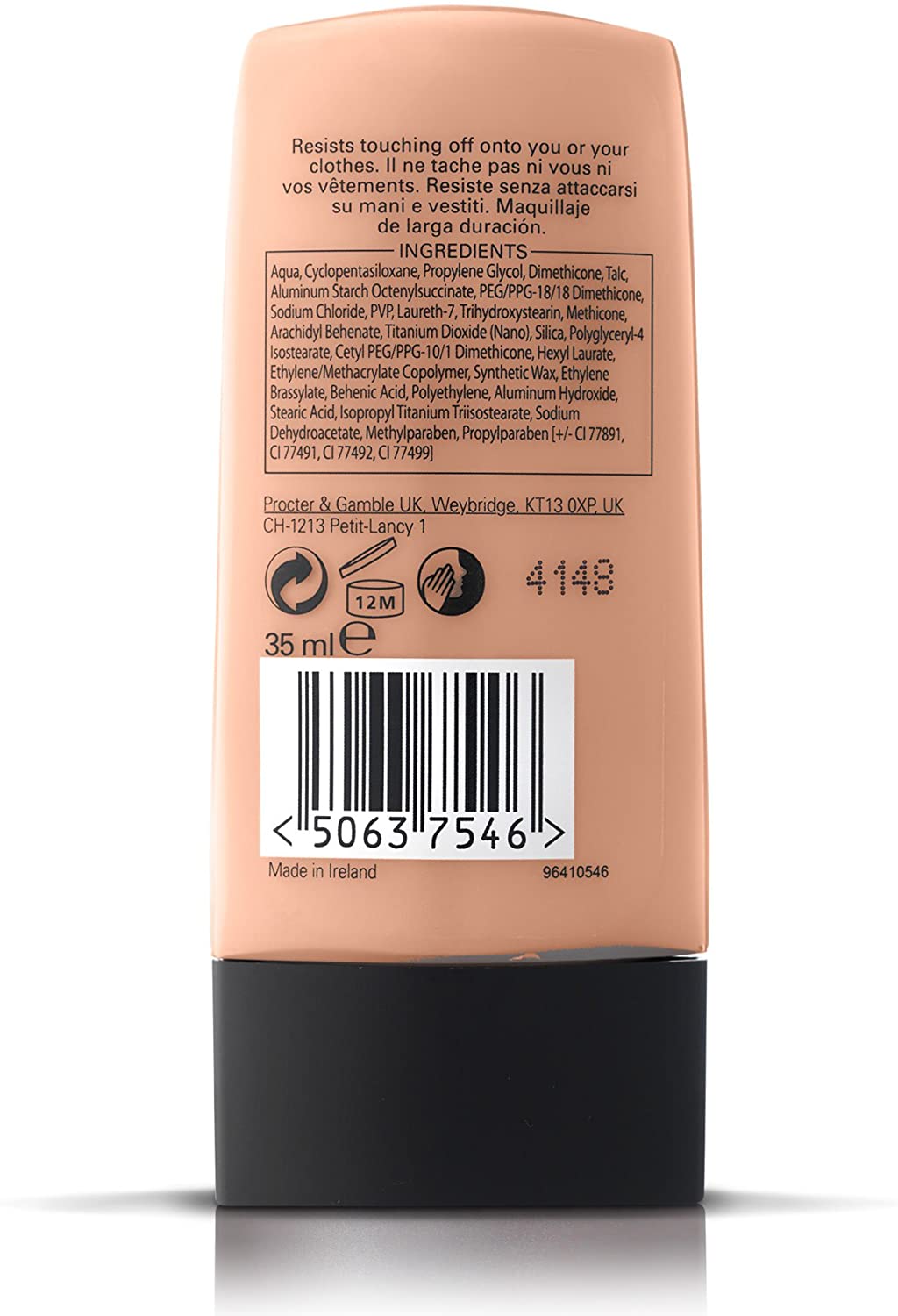 Max Factor Lasting Performance 30 Porcelain Foundation, 35 ml - Image 2
