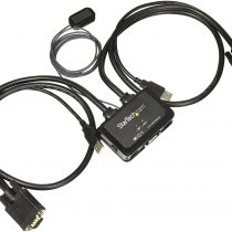 StarTech SV211USB 2 Port USB VGA Cable KVM Switch - USB Powered with Remote Switch