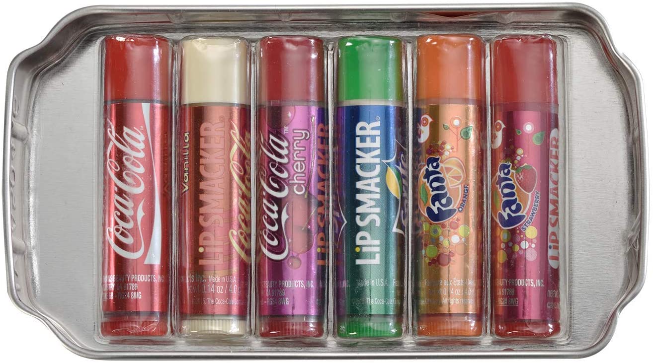 Lip Smacker CocaCola Tin Collection Set of Lip Glosses for Kids in
