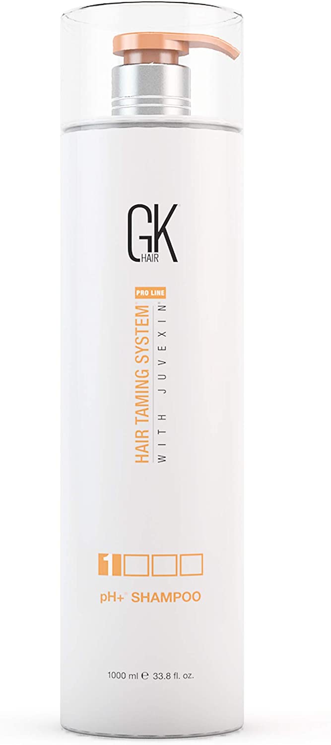GK HAIR Global Keratin pH+ Pre-Treatment Clarifying Shampoo for Deep Cleansing Removes Impurities with Aloe Vera