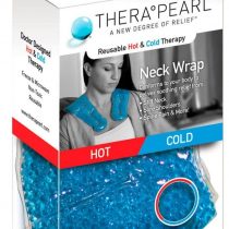 TheraPearl Neck Wrap, Reusable Hot and Cold Compress, Ice Pack Wrap for Swelling, Bruising, Sport and Surgery Injuries & Pain Relief