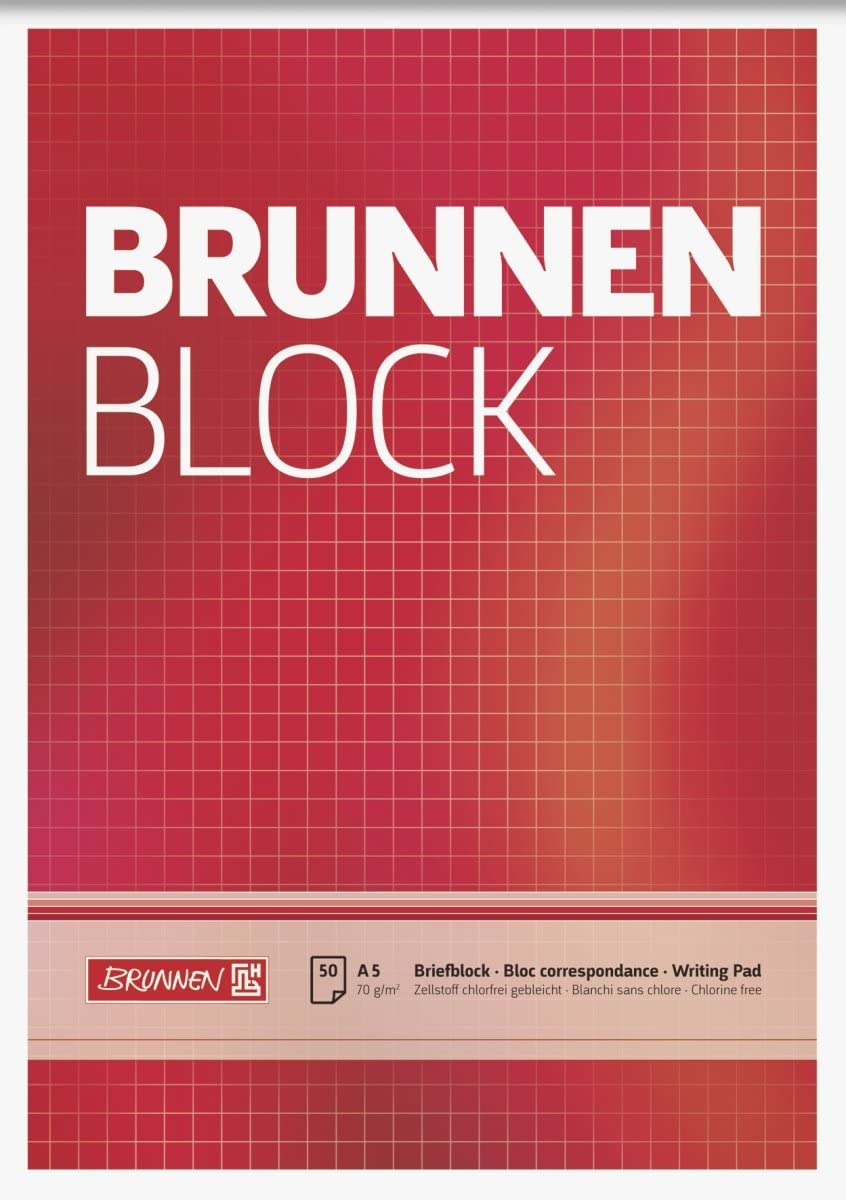 Brunnen 1052428 Block Notepad A5 50 Sheets 70 g/m², white - Image 2