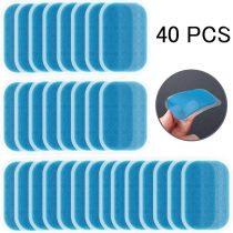 TsLinc 40 Pcs Abs Trainer Replacement Gel Pads, Ab Stimulators Sticky Pads,Replacement Muscle Toner Pads Abdominal Muscle Toner Gel Pads for Abs Toner