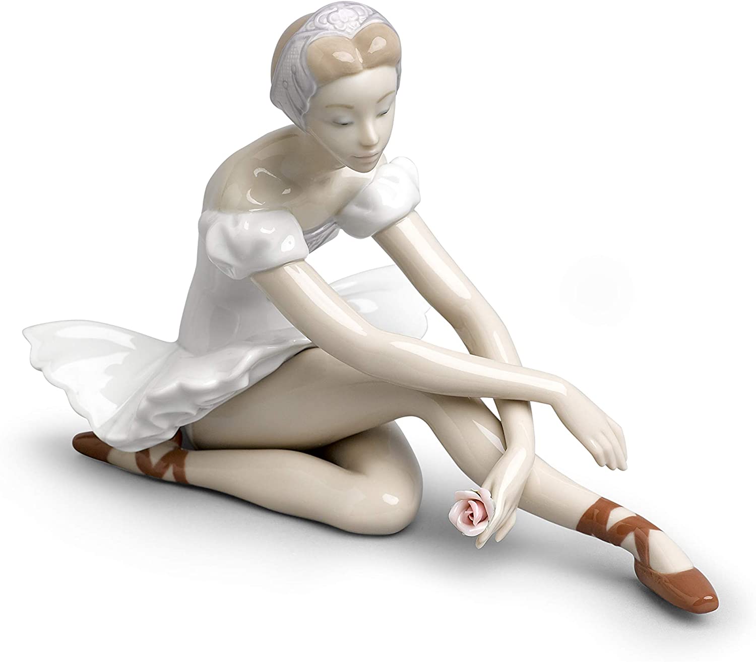 LLADRÓ Rose Ballet Figurine. Porcelain Figure Figure, White - Image 2