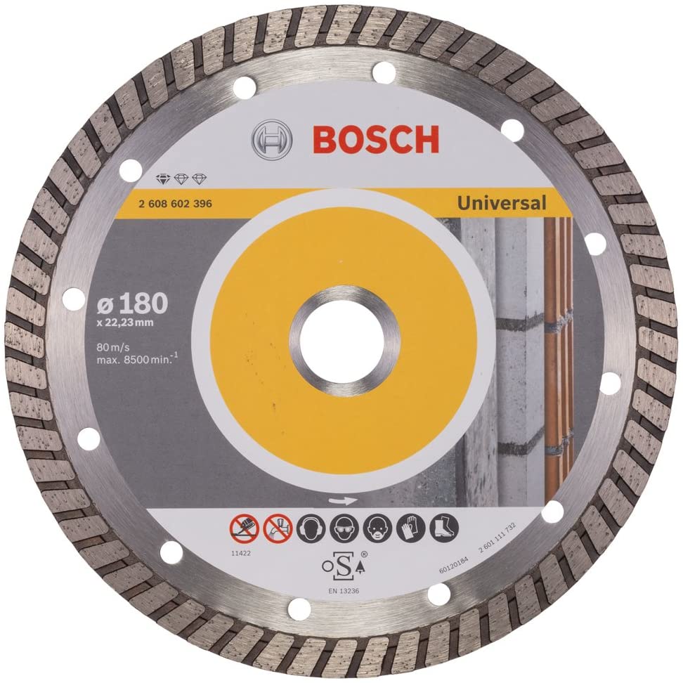 Bosch 2608602396 Universal LPP 180 T Diamond Disc, Grey, 180mm diameter