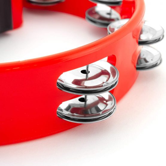 TIGER TAM14-RD | Half-Moon Tambourine | Red - Image 3