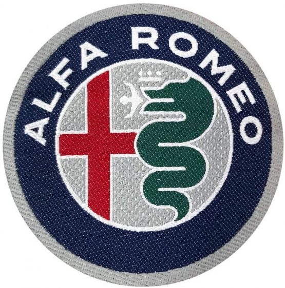 Alfa Romeo 21823 Sticker Patch Logo, 75 mm