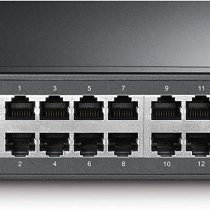 TP-Link 24-Port 10/100Mbps Ehternet Switch, 13-inch Rack-Mount/Desktop, Steel Case (TL-SF1024D)