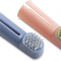 Mikki Dog, Puppy, Cat, Kitten Oral Hygiene Kit, Finger Toothbrush for Cleaning Teeth- 2 Pack