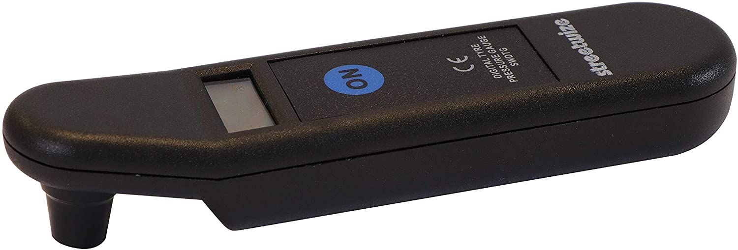 Streetwize - Digital Tyre Pressure Gauge - Ideal for Cars Vans, Caravans, Bicycles and Motorbike's - Travelling, Road Safety
