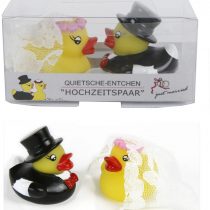 Ente Hochzeitspaar Squeaky Wedding Couple 2 Ducks, Paar