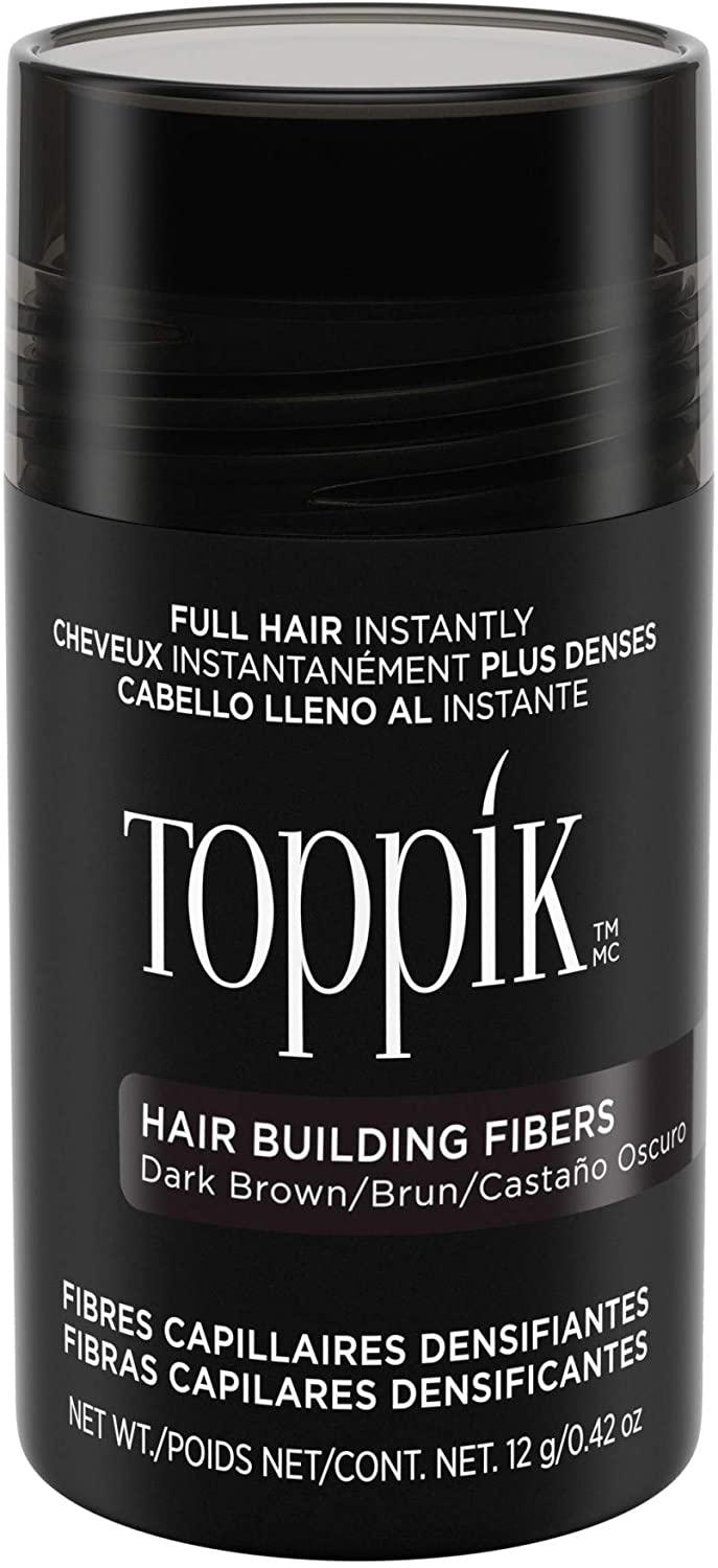 Toppik Hair Building Fibres Powder, for a Thicker-looking Hairline, Crown and Beard