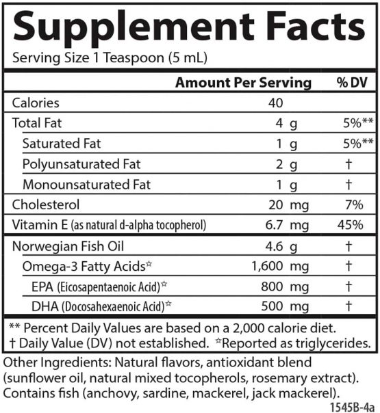 Carlson-Fish Oil Lemon 16.9fl o - Image 2