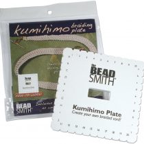 Kumihimo 5-1/2" Square Plate with English Instructions
