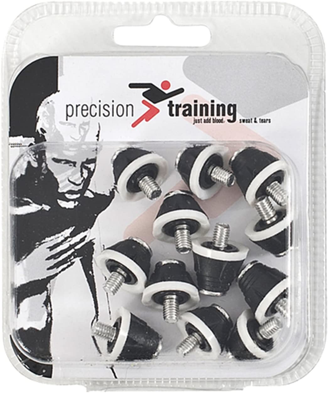 Precision Premier Pro Football Stud Sets, Black