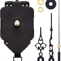 Hicarer Pendulum Clock Movement Quartz DIY Movement Kits Replacement Pendulum Clock Movement Mechanism (Shaft Length 0.79 Inch)