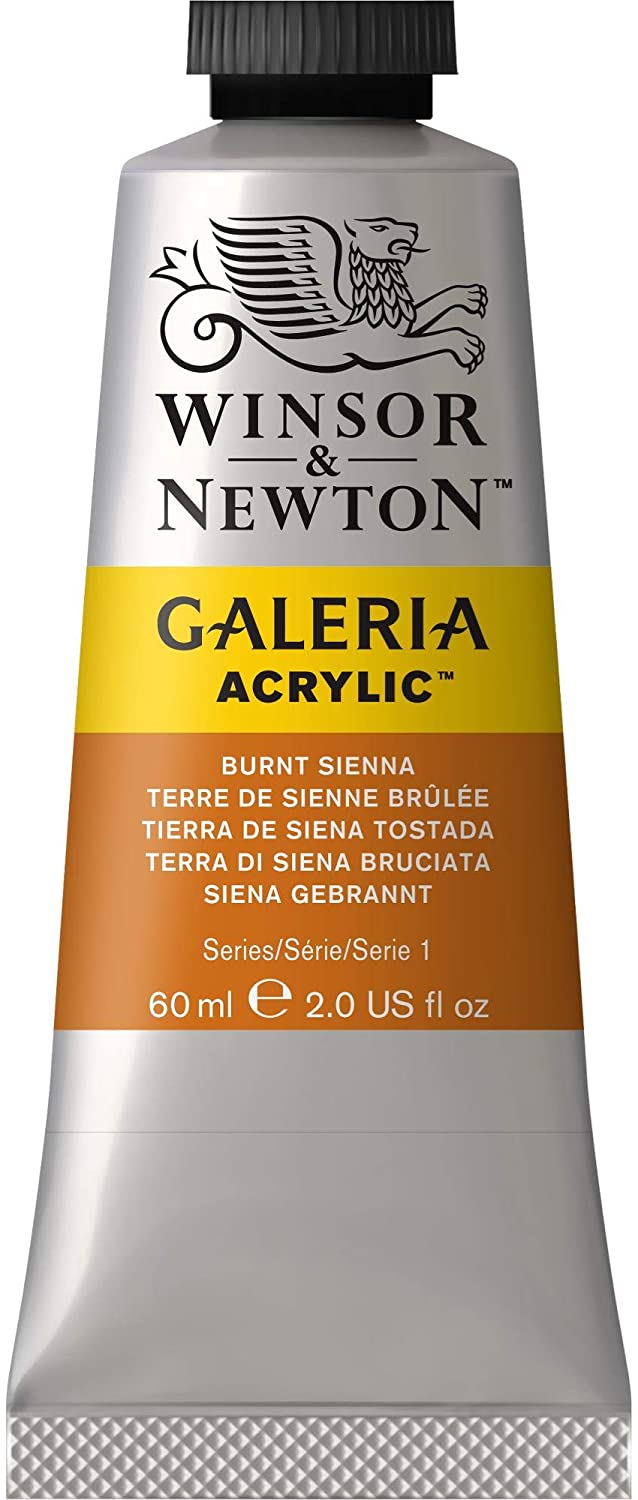 Winsor & Newton Galeria Acrylic 60ml BURNT SIENNA, 60 ml (Pack of 1)