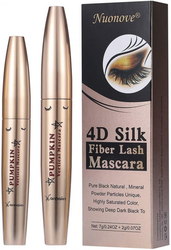 4D Silk Fiber Lash Mascara Extra Long Lash Mascara, 4D Mascara Fiber Lashes, 4D Silk Fiber Lash Mascara, Long-Lasting, No Clumping, No Smudging, Longer, Thicker