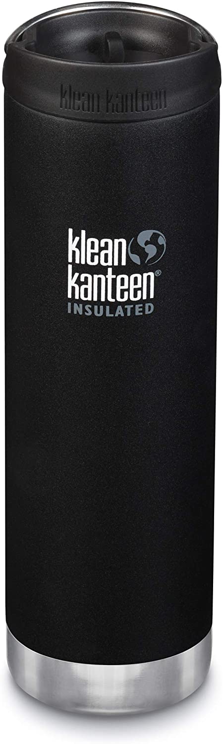 Klean Kanteen Unisex - Adult TKWide VI Water Bottle, Shale Black (Matte), 592 ml