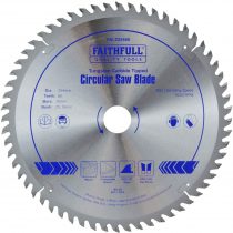 Faithfull FAIZ25460 TCT Circular Saw Blade 254 mm x 30 mm Bore x 60 Teeth