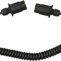 Maypole 5881A 12N 2.5m 2 x 7-Pin Curly Extension Lead