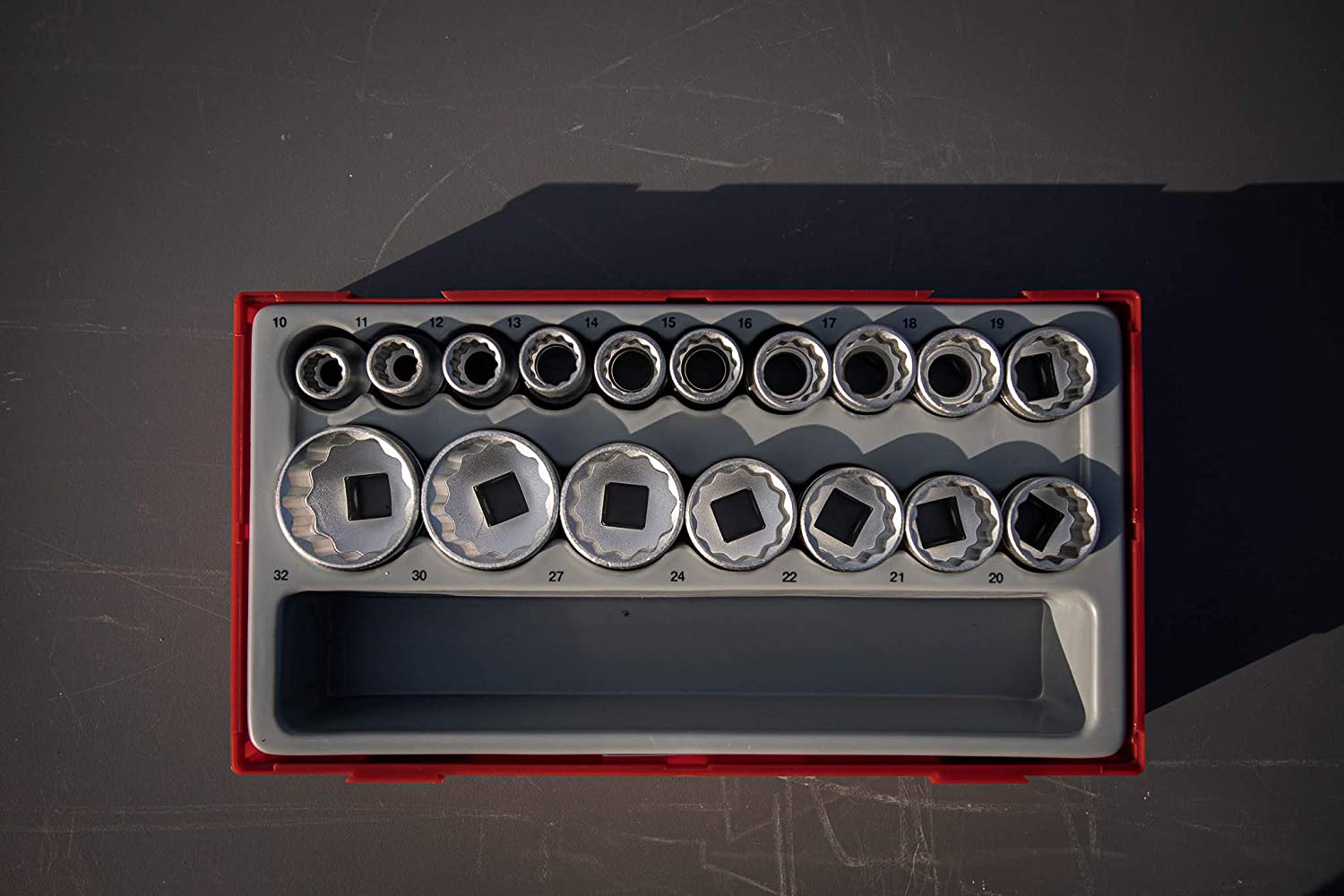 Teng TT1217 40575 1/2-inch Reg Metric 12p Socket Set Drive (17 Pieces), 1/2 inches - Image 2