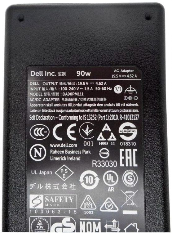 Dell GENUINE AC ADAPTER 19.5V 4.62A 90W VOSTRO 1710 1720 1721 3300 3500 3700 NOTEBOOK MAINS CHARGER POWER SUPPLY UNIT PSU - Image 4