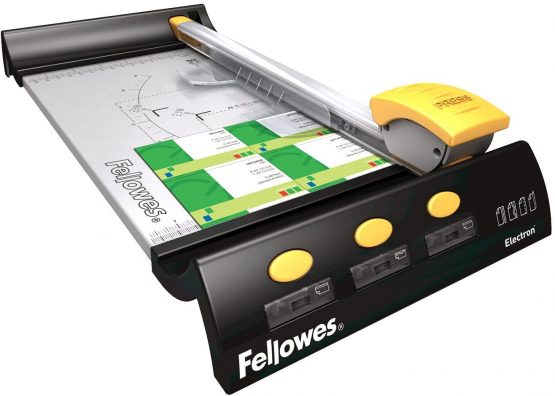 Fellowes 5410401 Small Office Rolling Paper Cutter Electron A4 - Black/Metal - Image 3