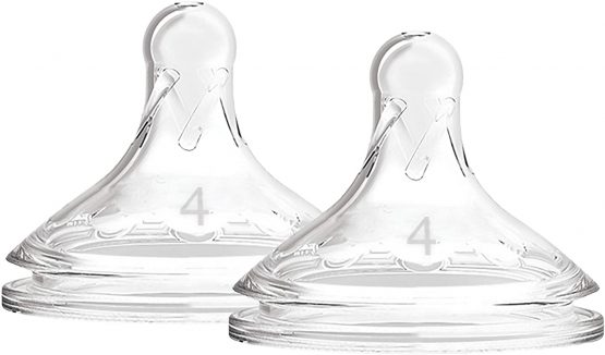 Dr. Brown’s Natural Flow Options+ Baby Bottle Teats, Level 4, Wide-Neck - Image 3