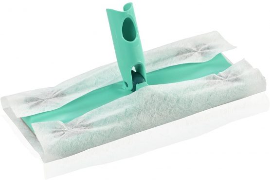 Leifheit Clean and Away Dusting Mop Head for Click System, Turquoise, 39 x 26 x 5 cm - Image 2