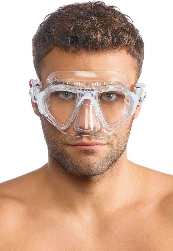 Cressi Nano - Professional Scuba and Free Diving Mask - Soft SiliconeCrystal or Black - Image 2