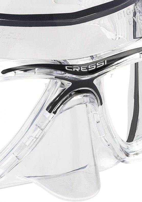 Cressi Big Eyes Evolution Mask - Revolutionary Unisex Diving mask made of High Seal or Crystal Silicone, a material that offers extraordinary and unprecedented comfort - Image 3