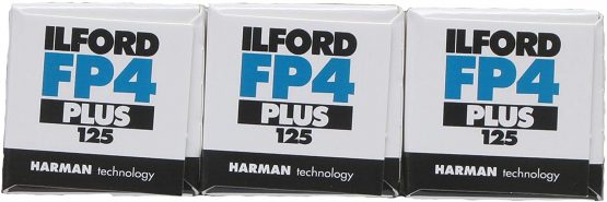 Ilford FP4+ 120 Roll 3 Pack
