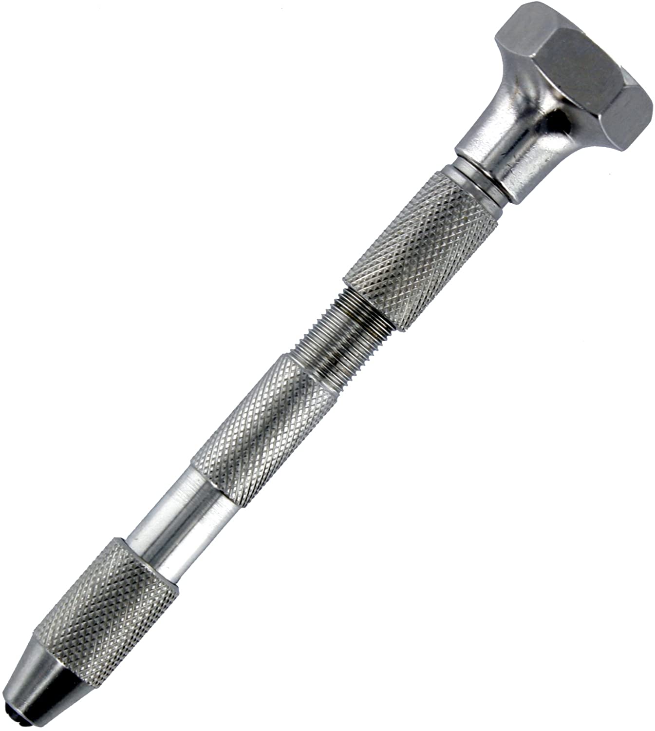 Modelcraft PPV2237 Pin Vice Double Ended Swivel Top, Silver
