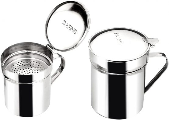 IBILI Oil Strainer INOX Promo-Carne 0.50 Litre, Stainless Steel, Metallic, 30 x 30 x 30 cm
