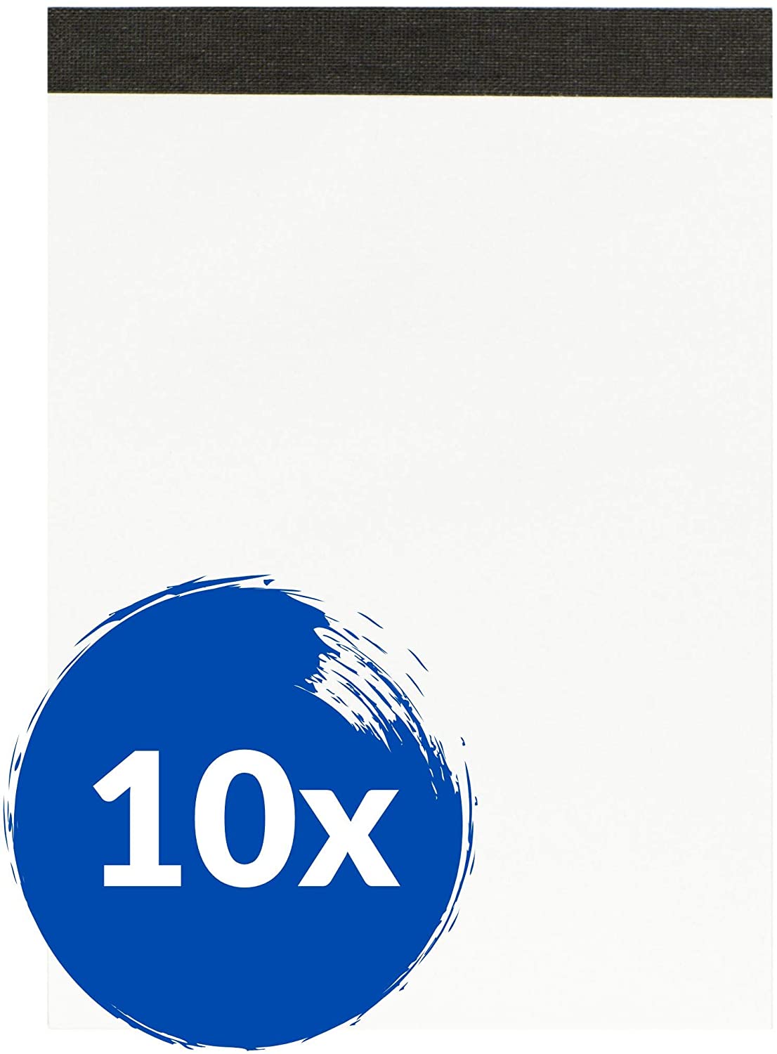 Landre 100050639 Notebook Without Cover, DIN A6, 50 Pages, Blank 60 g/m² Fine, Wood-Free Writing Paper, Grey Spine-Lined