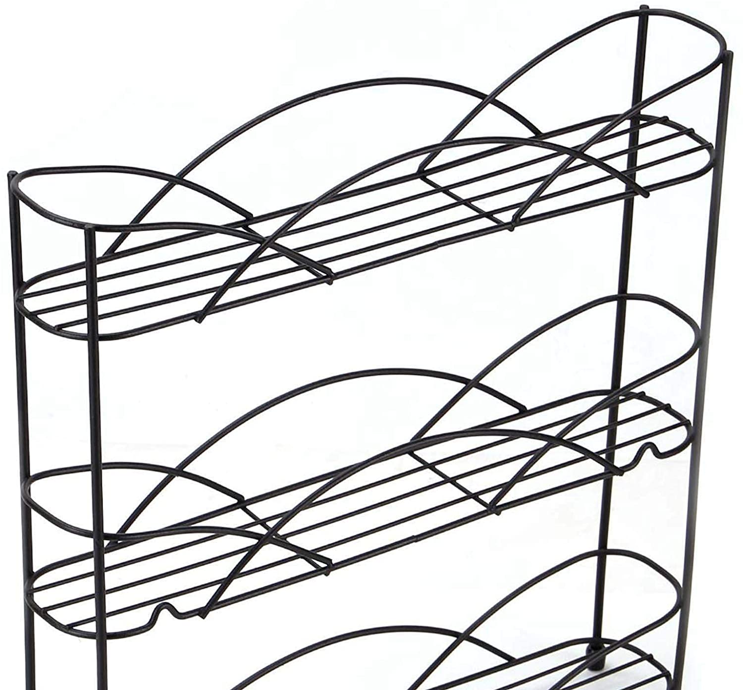 3 Tier Kitchen Spice Jar Bottle Storage Rack Shelves Cupboard Wall