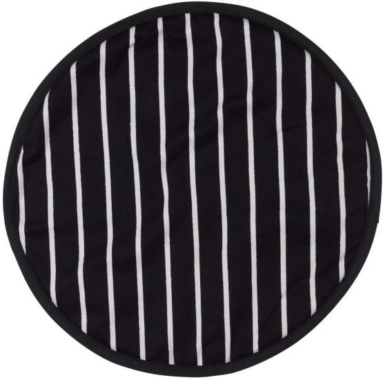 Dexam Rushbrookes Butchers Stripe Cook/Chefs Pad Hob Cover, Navy-16160009, 100Percent_Cotton, Blue, 37cm