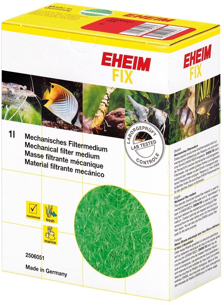 Eheim - Fix / 2506051 - Pre-filtration mass - 1 l, Green, 1L