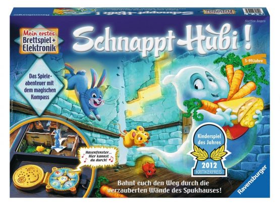 Schnappt Hubi! Elektronisches Brettspiel: Bahnt euch den Weg durch die verzauberten Wände des Spukhauses!