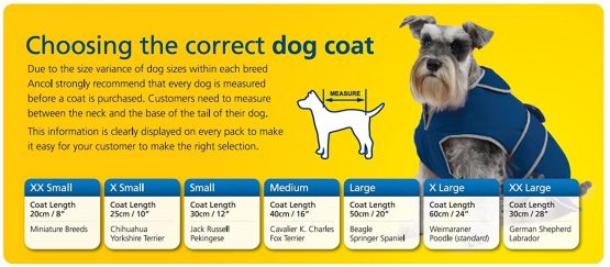 Ancol Muddy Paws Stormguard Coat Chocolate Small ( Length 30cm/ to fit girth 44-56cm) - Image 2
