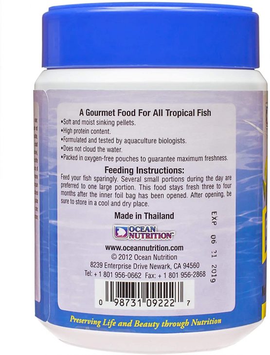 Ocean Nutrition Formula One Pellets 7-Ounces (200 Grams) Jar - Small Pellet Size - Image 2