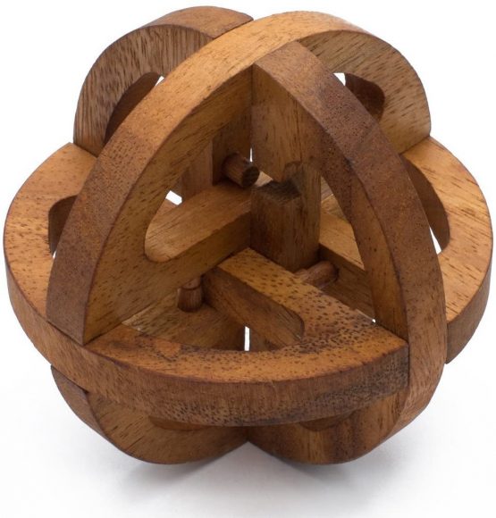SiamMandalay Global Puzzle: Handmade & Organic Wooden Puzzle for Adults from with Free SM Gift Box(Pictured)