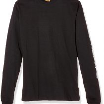Carhartt Men's Signature Logo Long-Sleeve T-Shirt, Black, S